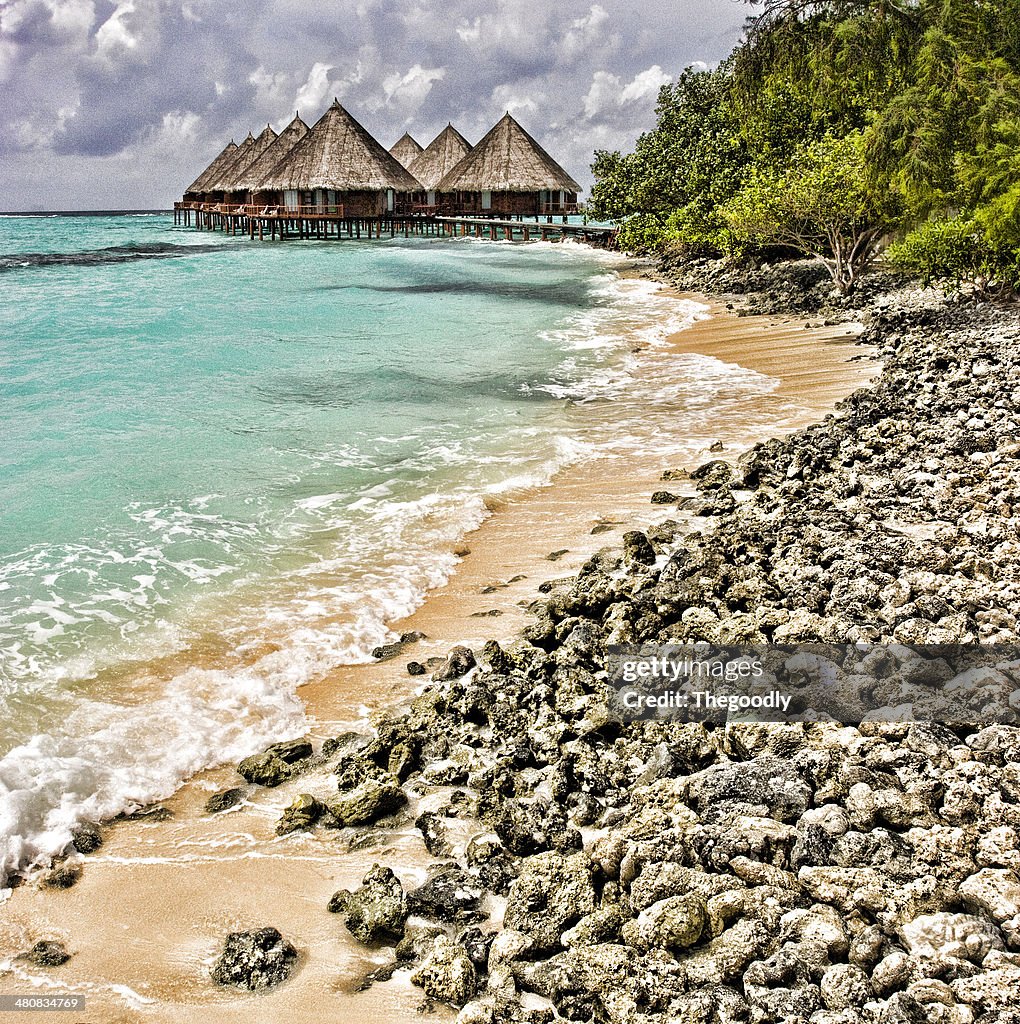 Huts at beach