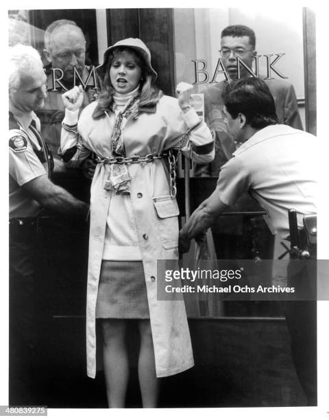 Actress Shelley Long in a scene from the movie "Frozen Assets ", circa 1992.