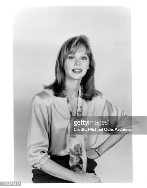 Actress Shelley Long poses for the movie "Frozen Assets ", circa 1992.