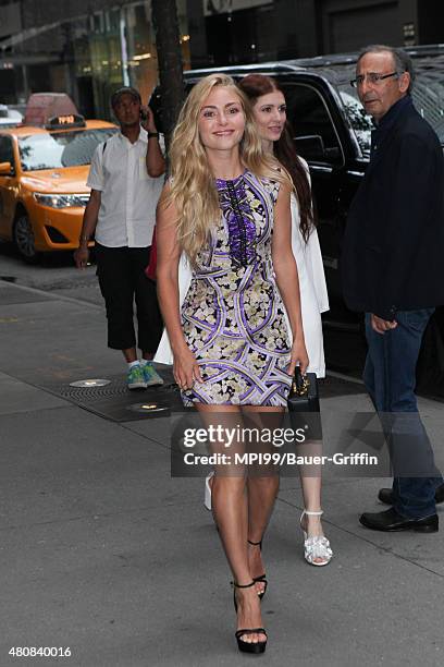 AnnaSophia Robb arrives to the 'Irrational Man' screening at the MoMA on July 15, 2015 in New York City.