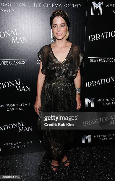 Parker Posey attends Sony Pictures Classics "Irrational Man" premiere hosted by Fiji Water, Metropolitan Capital Bank and The Cinema Society on July...