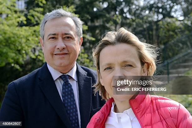 French right-wing UMP party candidate for the 2014 mayoral election in the 5th district of Paris Florence Berthout , and number two of her list for...