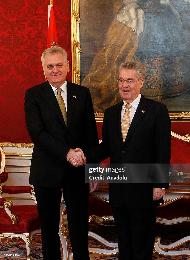 Heinz Fischer Meets With Tomislov Nikolic