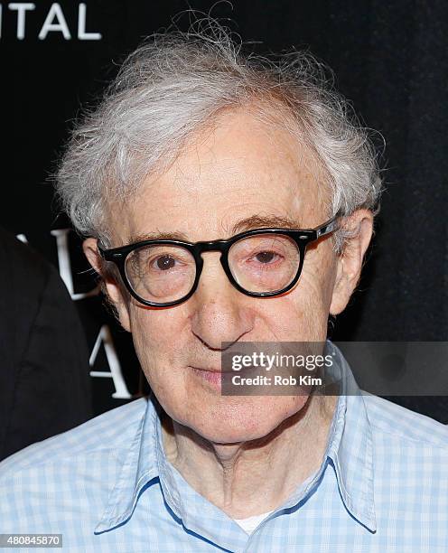 Woody Allen attends Sony Pictures Classics "Irrational Man" premiere hosted by Fiji Water, Metropolitan Capital Bank and The Cinema Society on July...