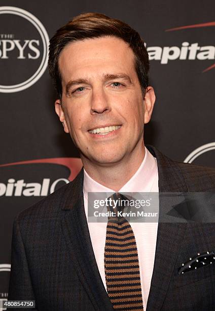 Actor Ed Helms attends The 2015 ESPYS at Microsoft Theater on July 15, 2015 in Los Angeles, California.