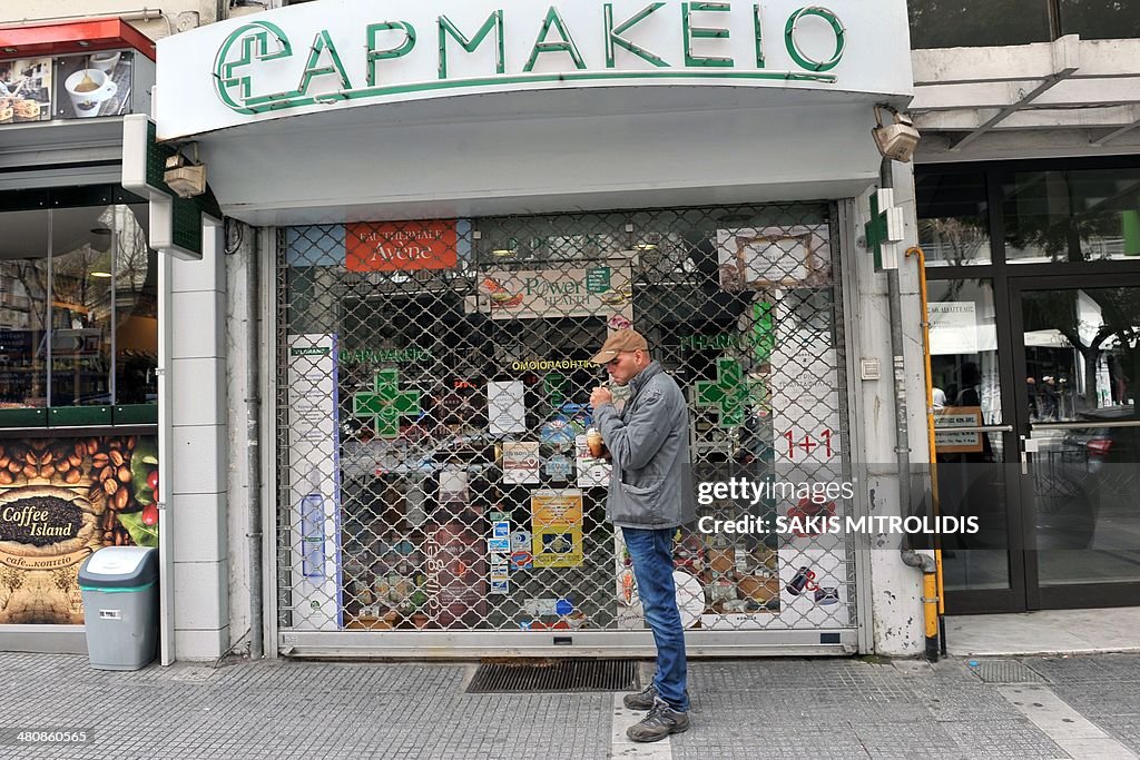 GREECE-PHARMACY-STRIKE