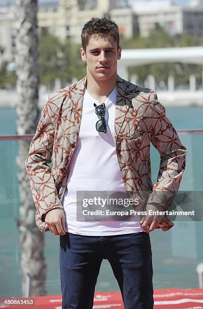 Spanish actor Martin Rivas attends the 'Por un Punado de Besos' photocall during the 17th Malaga Film Festival 2014 - Day 6 on March 26, 2014 in...