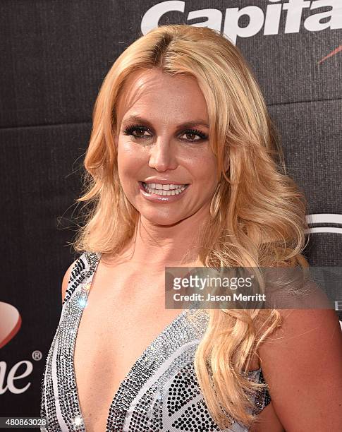 Singer Britney Spears attends The 2015 ESPYS at Microsoft Theater on July 15, 2015 in Los Angeles, California.