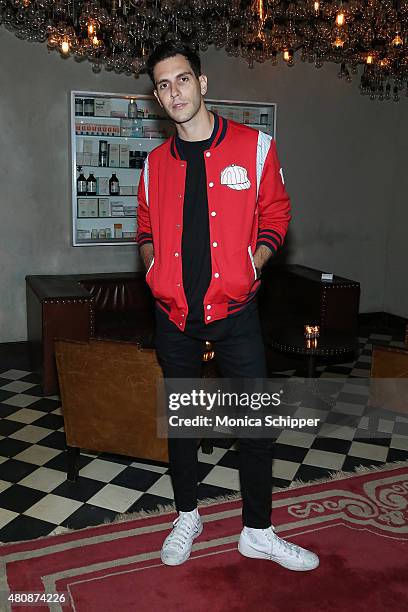 Musician Gabe Saporta attends the Michael Bastian + GMC Dinner during New York Fashion Week: Men's S/S 2016 on July 15, 2015 in New York City.