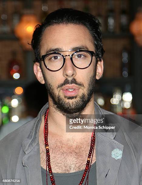 Global Chief Curator at eBay Inc, Michael Phillips Moskowitz, attends the Michael Bastian + GMC Dinner during New York Fashion Week: Men's S/S 2016...