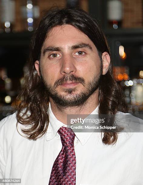 American professional Olympic snowboarder Danny Kass attends the Michael Bastian + GMC Dinner during New York Fashion Week: Men's S/S 2016 on July...