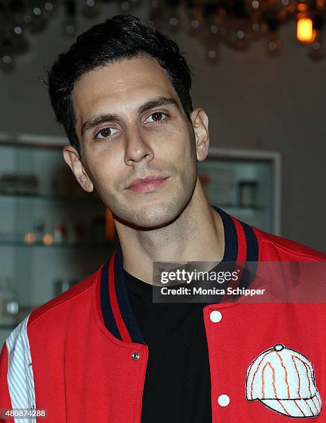 Musician Gabe Saporta attends the Michael Bastian + GMC Dinner during New York Fashion Week: Men's S/S 2016 on July 15, 2015 in New York City.