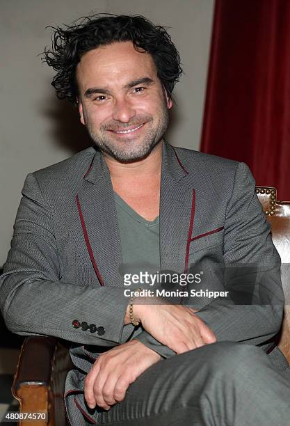 Actor Johnny Galecki attends the Michael Bastian + GMC Dinner during New York Fashion Week: Men's S/S 2016 on July 15, 2015 in New York City.