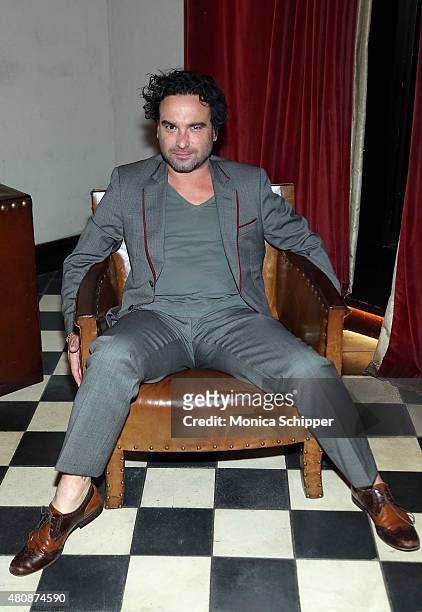 Actor Johnny Galecki attends the Michael Bastian + GMC Dinner during New York Fashion Week: Men's S/S 2016 on July 15, 2015 in New York City.