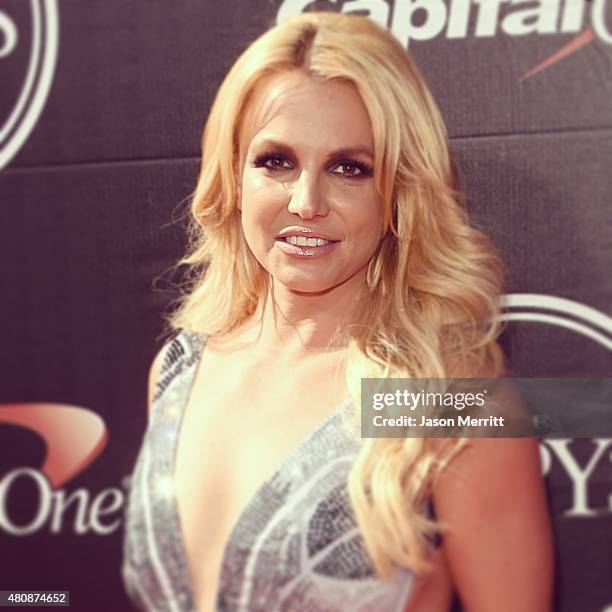 Singer Britney Spears arrives at The 2015 ESPYS at Microsoft Theater on July 15, 2015 in Los Angeles, California.