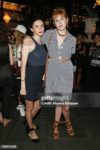 Katalina Sharkey de Solis and Paula Goldstein attend the Michael Bastian + GMC Dinner during New York Fashion Week: Men's S/S 2016 on July 15, 2015...