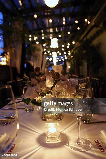 General view of atmosphere at the Michael Bastian + GMC Dinner during New York Fashion Week: Men's S/S 2016 on July 15, 2015 in New York City.