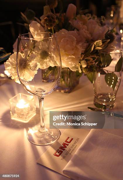 General view of atmosphere at the Michael Bastian + GMC Dinner during New York Fashion Week: Men's S/S 2016 on July 15, 2015 in New York City.