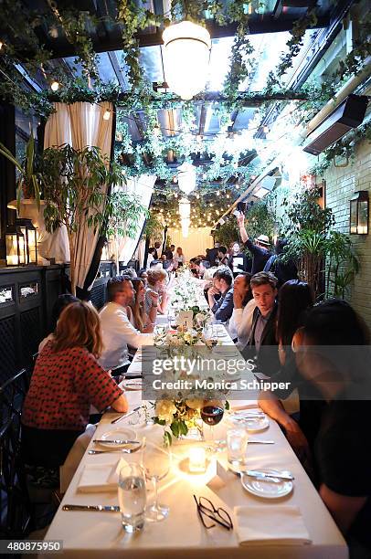 General view of atmosphere at the Michael Bastian + GMC Dinner during New York Fashion Week: Men's S/S 2016 on July 15, 2015 in New York City.