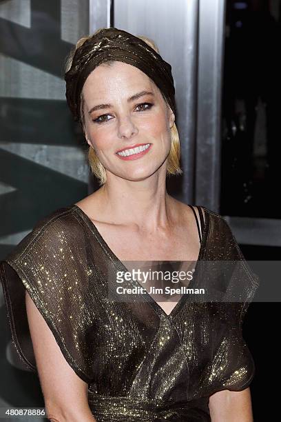 Actress Parker Posey attends The Cinema Society with FIJI Water & Metropolitan Capital Bank host a screening of Sony Pictures Classics' "Irrational...