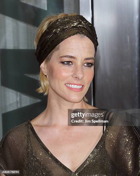 Actress Parker Posey attends The Cinema Society with FIJI Water & Metropolitan Capital Bank host a screening of Sony Pictures Classics' "Irrational...