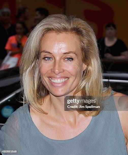 Model Frederique van der Wal attends The Cinema Society with FIJI Water & Metropolitan Capital Bank host a screening of Sony Pictures Classics'...