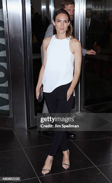 Designer Zani Gugelmann attends The Cinema Society with FIJI Water & Metropolitan Capital Bank host a screening of Sony Pictures Classics'...