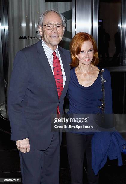 Comedian Robert Klein and actress Swoosie Kurtz attend The Cinema Society with FIJI Water & Metropolitan Capital Bank host a screening of Sony...