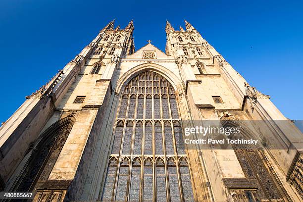 canterbury cathedral, kent, england - canterbury cathedral stock pictures, royalty-free photos & images