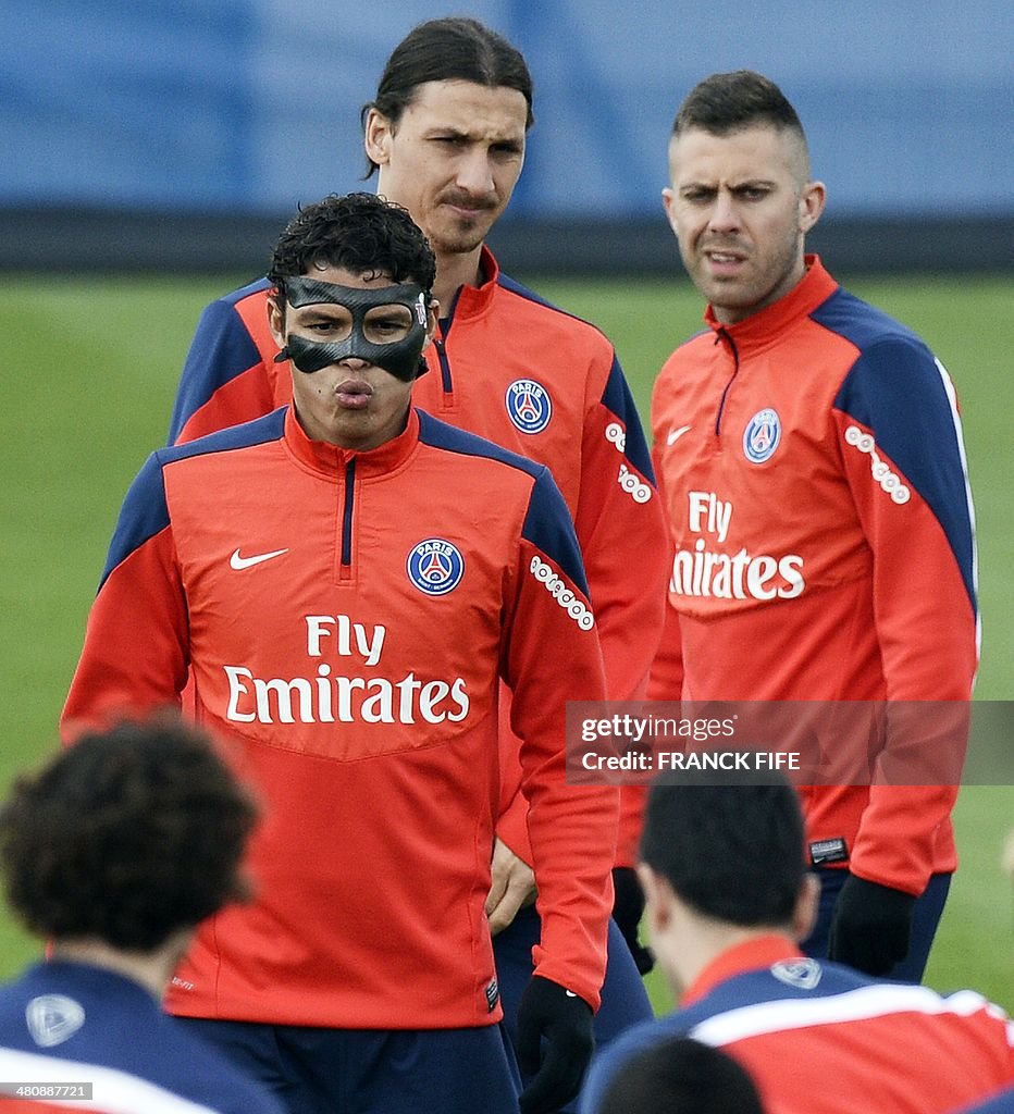 FBL-FRA-LIGUE1-PSG-TRAINING