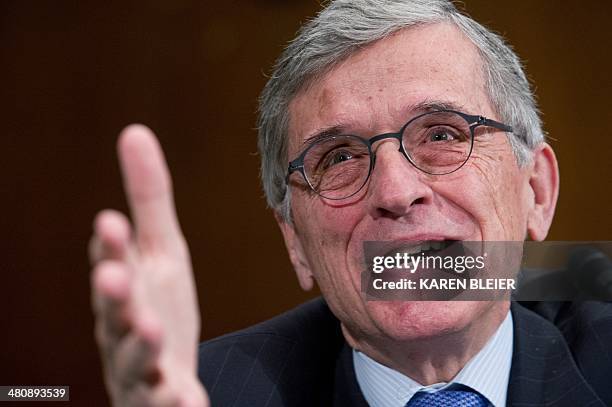 Chairman Tom Wheeler gives testimony before the Financial Services and General Government Subcommittee hearing on "Review of the President's FY2015...