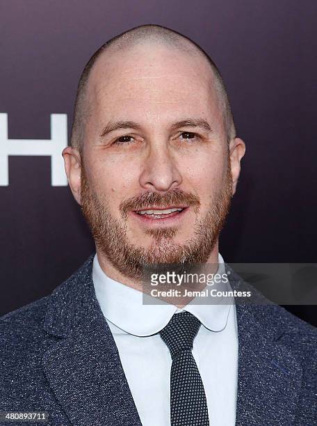 Director Darren Aronofsky attends the New York Premiere of "Noah" at Clearview Ziegfeld Theatre on March 26, 2014 in New York City.