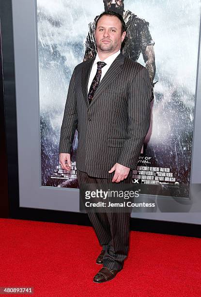 Producer Scott Franklin attends the New York Premiere of "Noah" at Clearview Ziegfeld Theatre on March 26, 2014 in New York City.