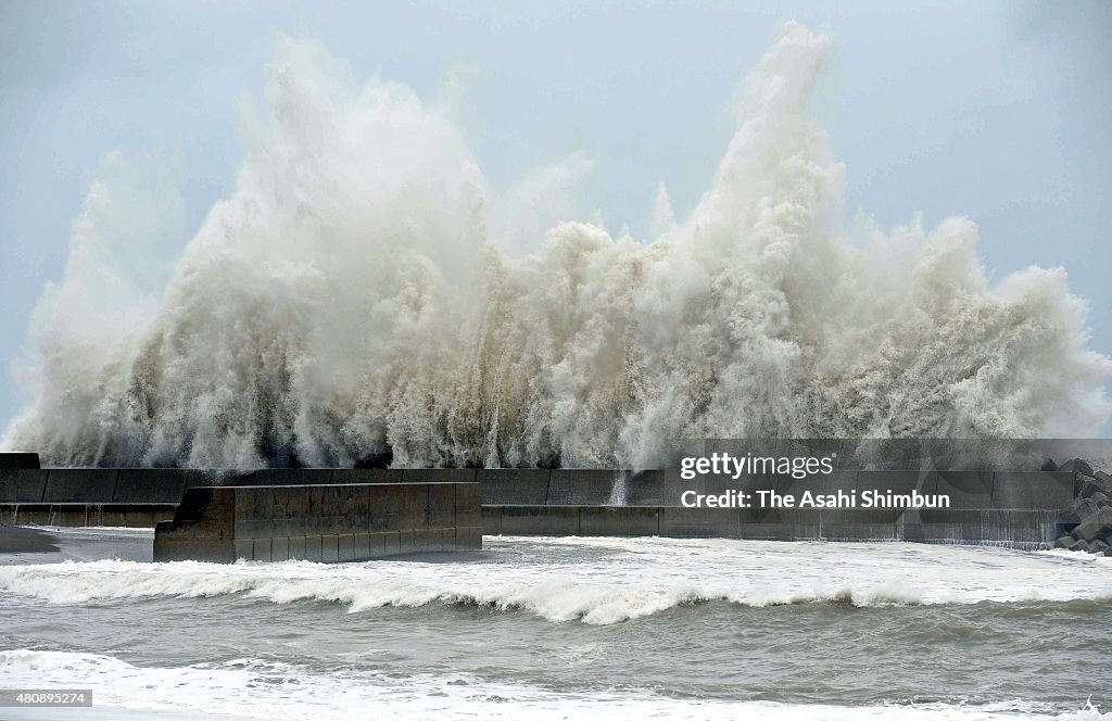 Typhoon Nangka Approaches Japan