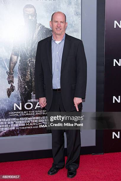 Vice Chairman of Paramount Pictures Rob Moore attends the "Noah" premiere at Ziegfeld Theatre on March 26, 2014 in New York City.