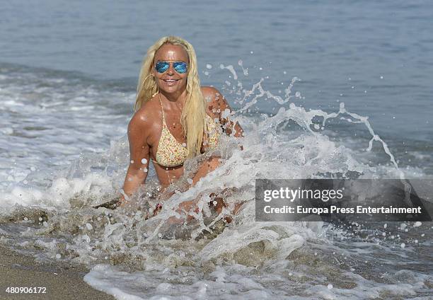 Leticia Sabater is seen on July 6, 2015 in Marbella, Spain.