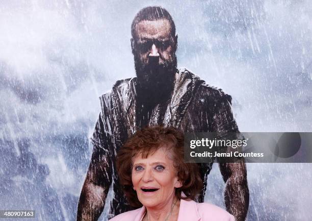 Vera Fried attends the New York Premiere of "Noah" at Clearview Ziegfeld Theatre on March 26, 2014 in New York City.