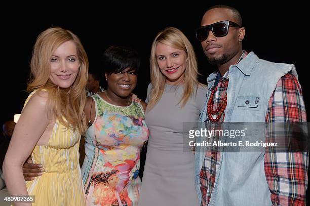 Actress Leslie Mann, Ester Dean, actress Cameron Diaz and B.O.B. Attend 20th Century Fox's Special Presentation Highlighting Its Future Release...