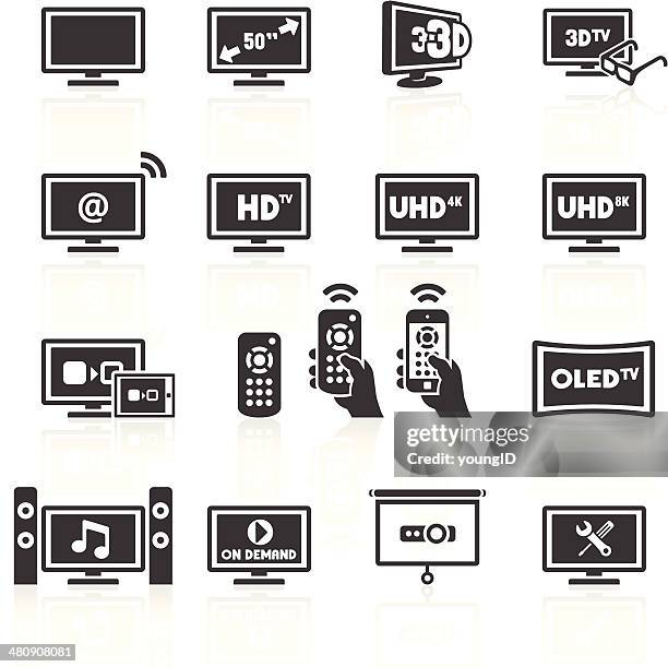 tv icons - 液晶體顯示器 幅插畫檔、美工圖案、卡通及圖標