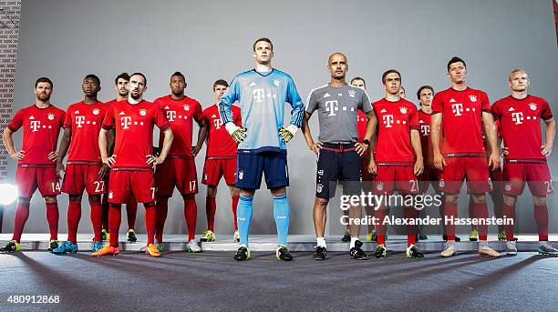 Xabi Alonso, David Alaba, Javier Martinez, Franck Ribery, Jerome Boateng, Thomas Mueller, Manuel Neuer, Josep Guardiola, Holger Badstuber, Philipp...