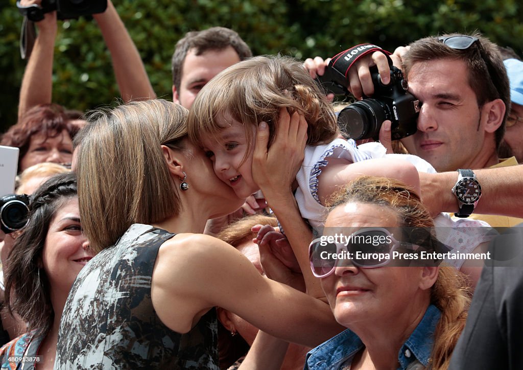 Queen Letizia of Spain Inaugurates The Summer Courses of 'International School of Music' of Princesa de Asturias Foundation