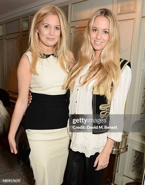 Marissa Montgomery and Florence Brudenell-Bruce attend the launch of 'Mrs. Alice In Her Palace' hosted by Alice Naylor Leyland at Fortnum & Mason on...