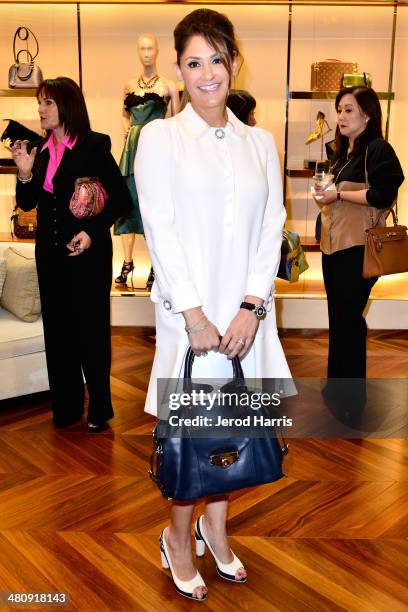 Michelle Janavs attends Louis Vuitton with Vogue and Michelle Janavs discover the Women's Ready-To-Wear Collection on March 27, 2014 in Costa Mesa,...