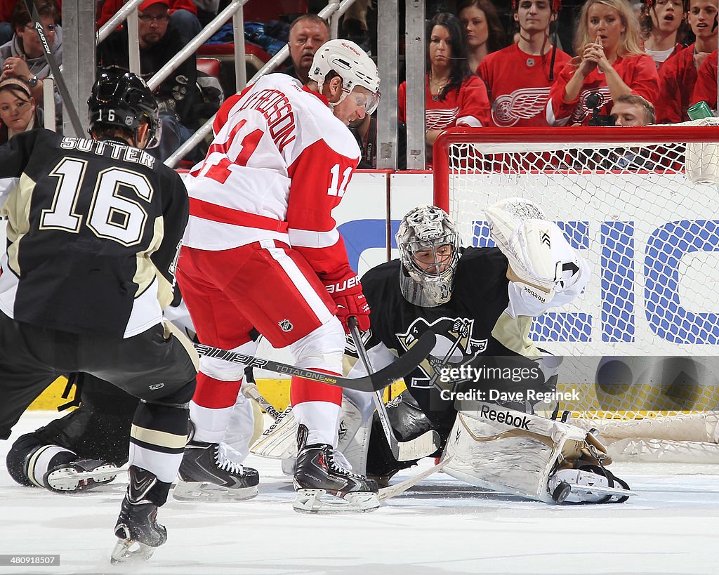 Pittsburgh Penguins v Detroit Red Wings