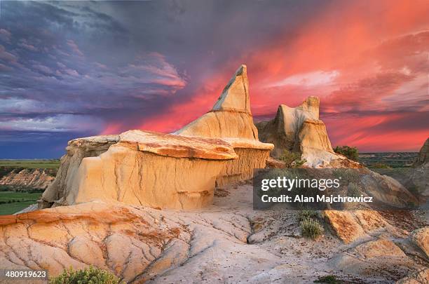 Theodore Roosevelt National Park North Dakota High-Res Stock Photo