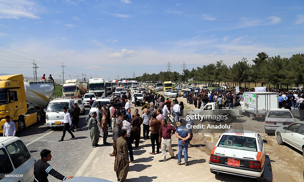 Antipollution protest in Iraq