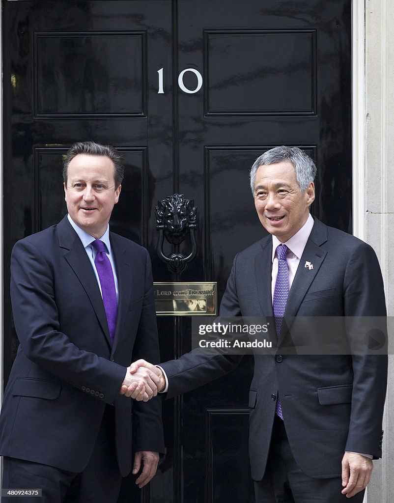 David Cameron - Lee Hsien Loong