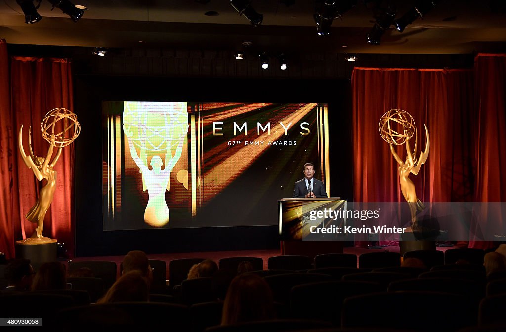 67th Primetime Emmy Awards Nominations