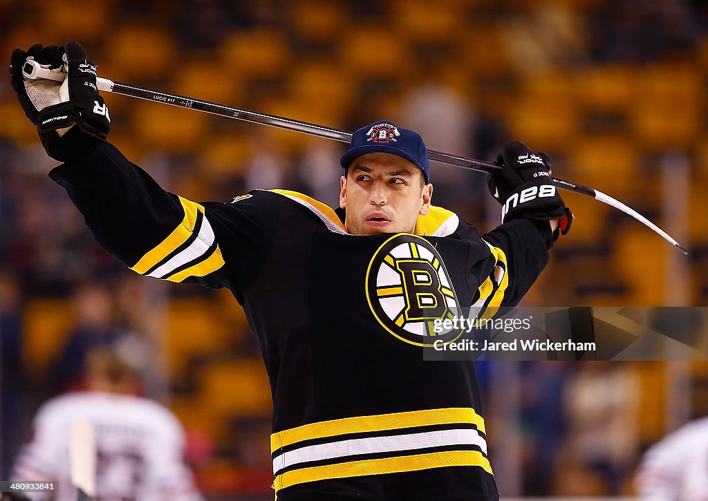 Chicago Blackhawks v Boston Bruins