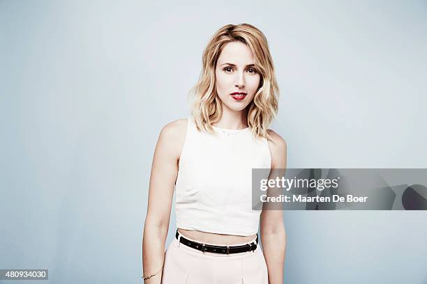 Actress Alona Tal of 'Hand of God' poses for a portrait at the Getty Images Portrait Studio Powered By Samsung Galaxy At Comic-Con International 2015...